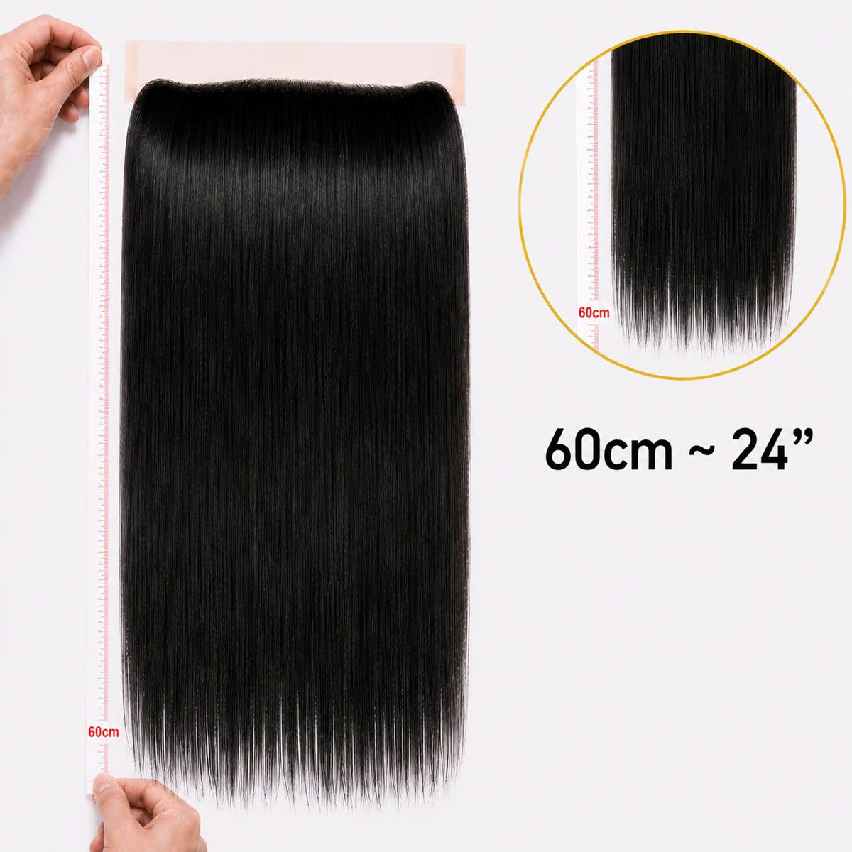 13X6 Straight HD Swiss Frontal