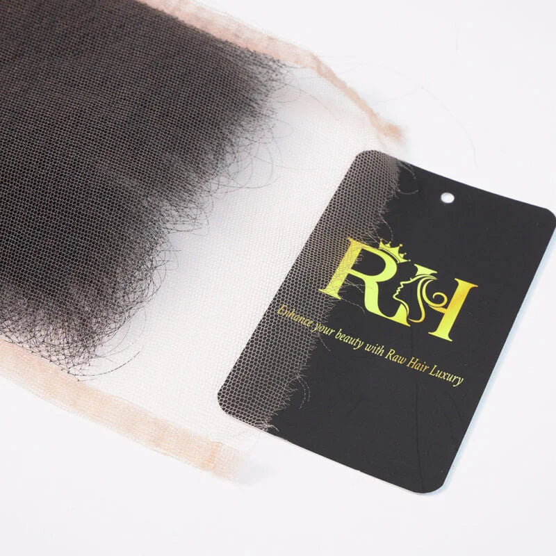 4×4 HD Swiss Closure – Raw SEA Wavy – Natural Color