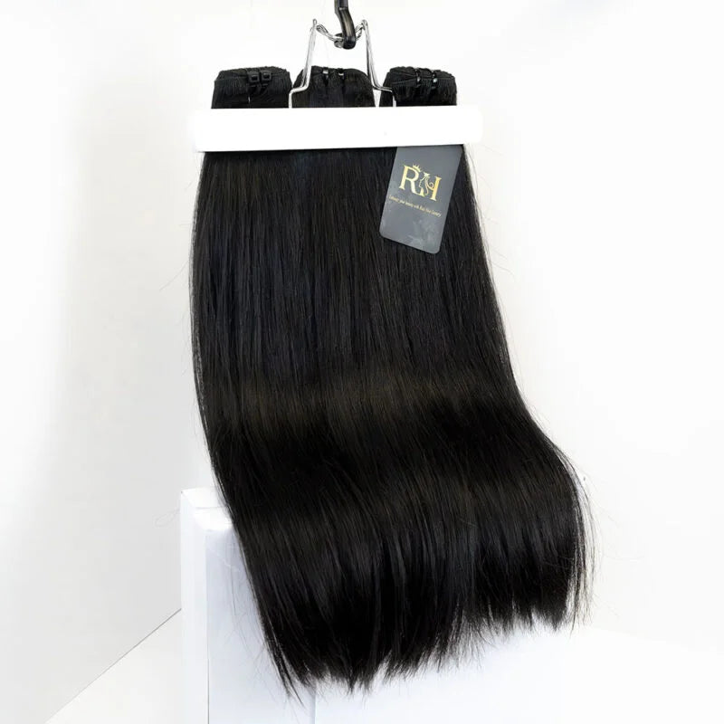 RAW SEA STRAIGHT BUNDLE – DYED BLACK