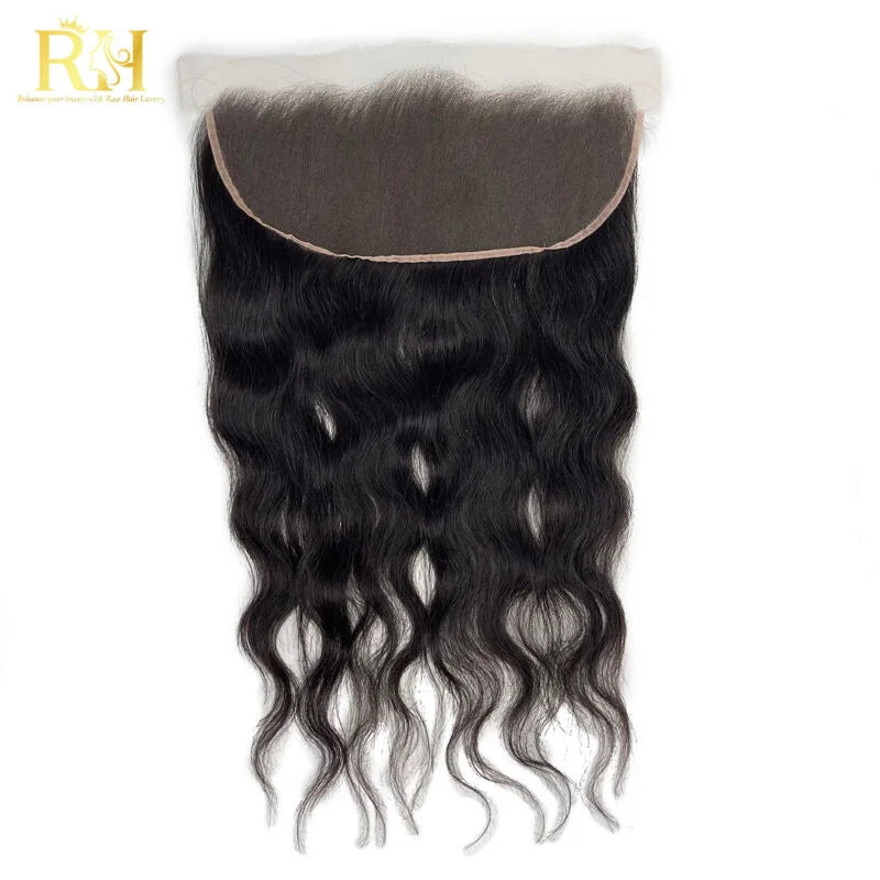 13×6 HD SWISS FRONTAL – Raw SEA Wavy Natural color