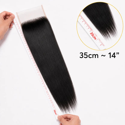 6X6 Straight HD Swiss Closure