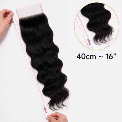 6X6 Wavy HD Swiss Closure