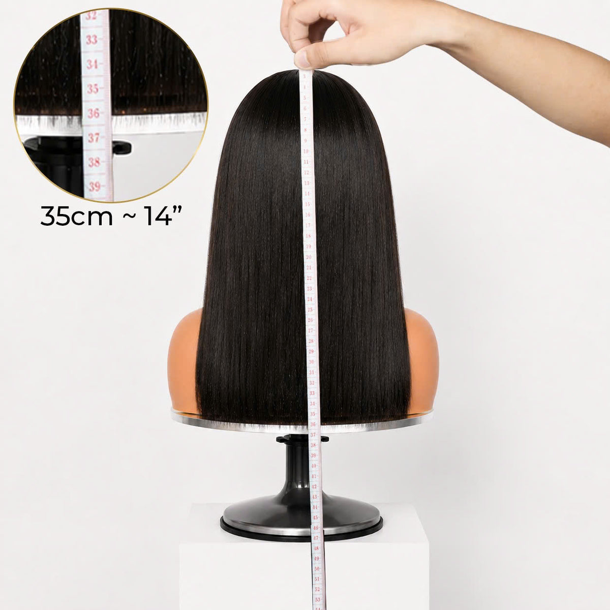 Straight HD Closure Wig