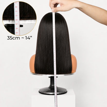 Straight HD Closure Wig