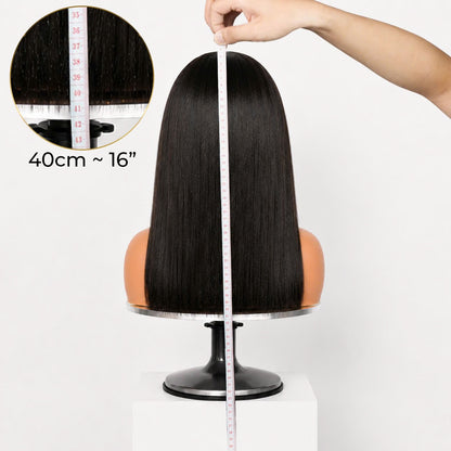 Straight HD Closure Wig