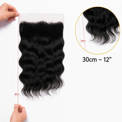 13X6 Wavy HD Swiss Frontal