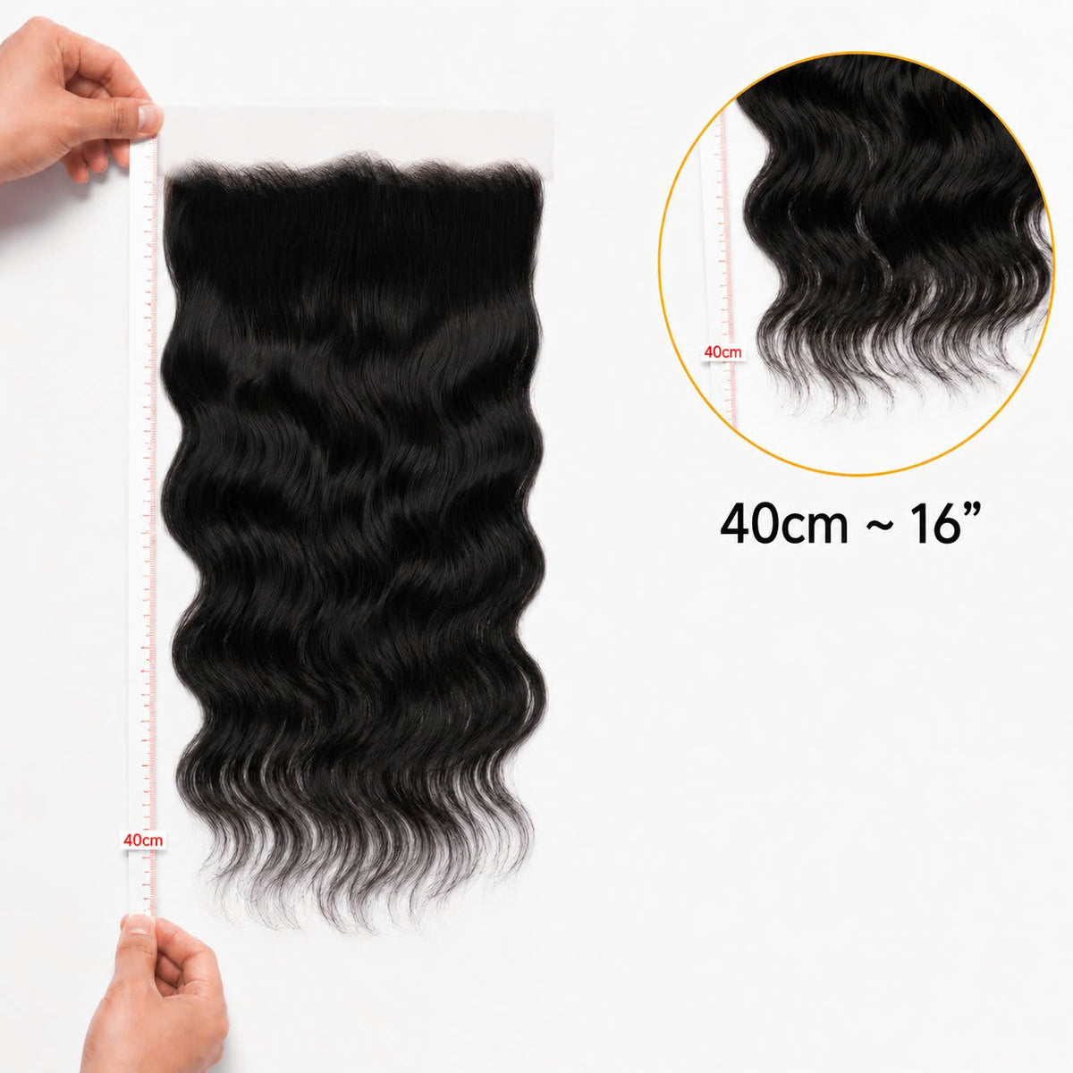 13X6 Wavy HD Swiss Frontal