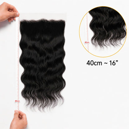 13X6 Wavy HD Swiss Frontal
