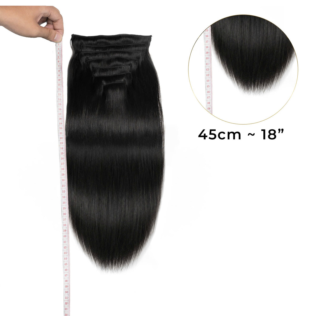 Raw Sea Straight Clip-Ins