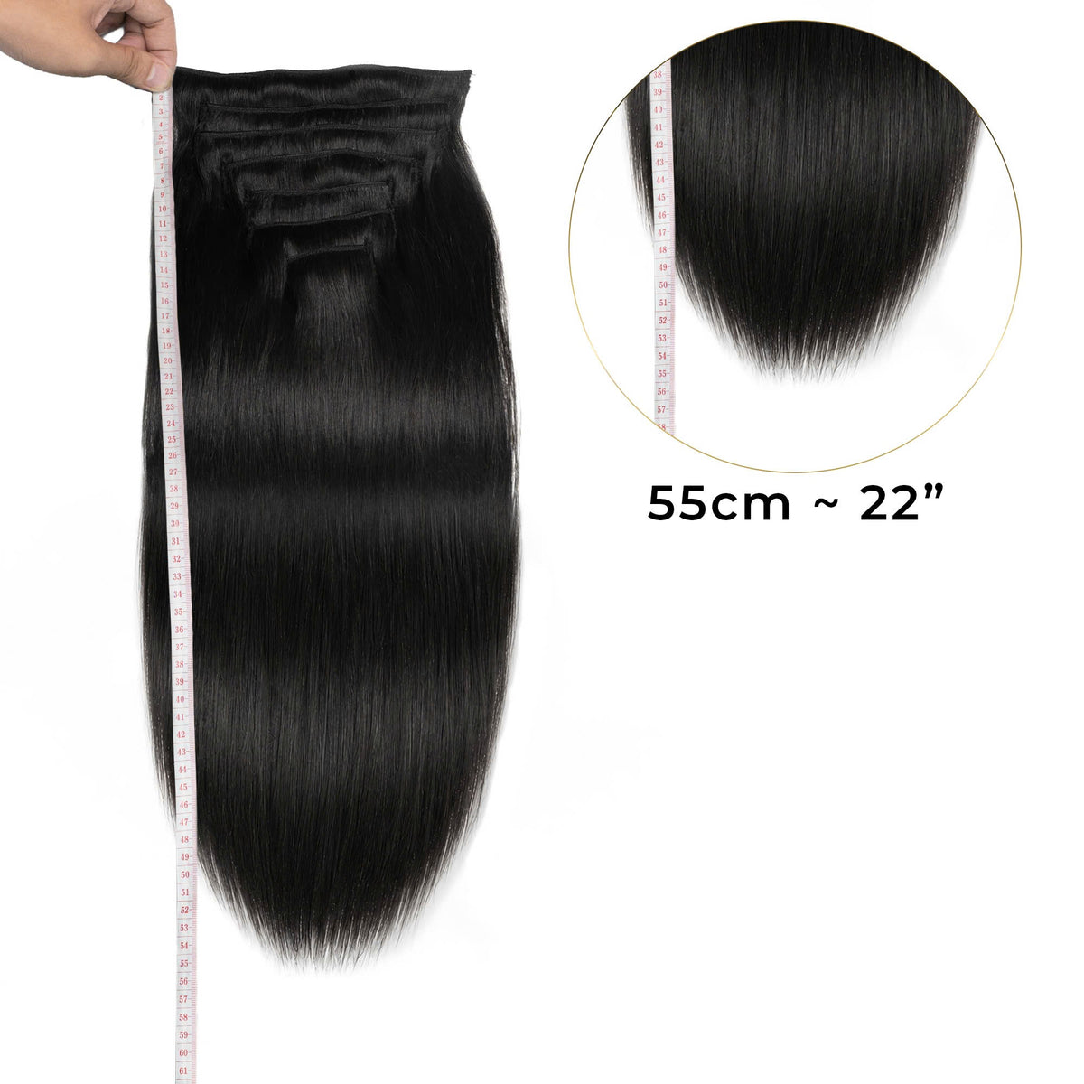 Raw Sea Straight Clip-Ins