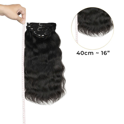 Raw Sea Wavy Clip-Ins