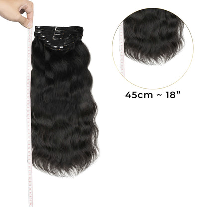 Raw Sea Wavy Clip-Ins