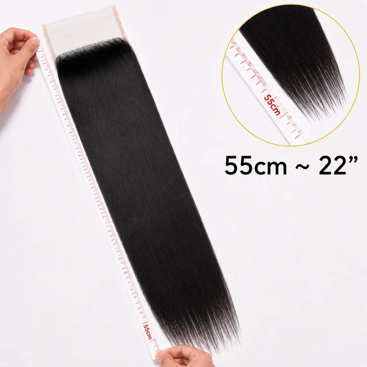 6X6 Straight HD Swiss Closure