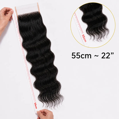 6X6 Wavy HD Swiss Closure