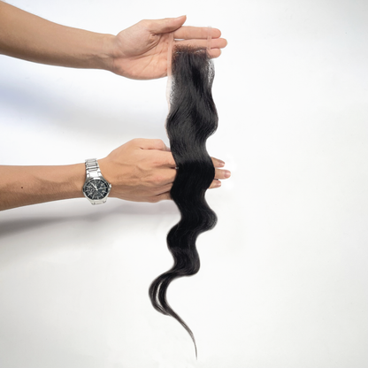 2×6 HD Swiss Closure – Raw SEA Wavy – Natural Color
