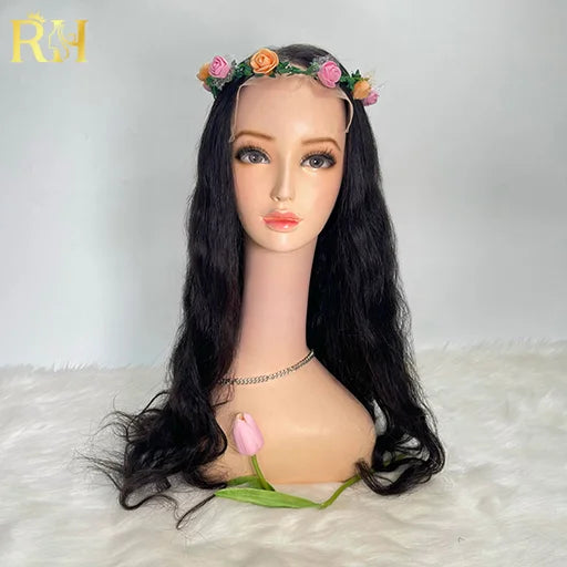 5×5 HD Swiss Closure Wig Raw SEA Wavy Hair