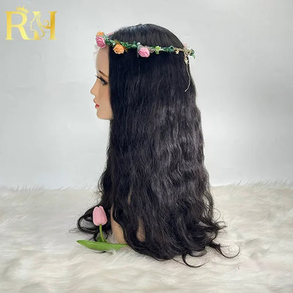 5×5 HD Swiss Closure Wig Raw SEA Wavy Hair