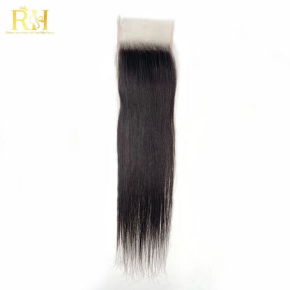 4×4 HD SWISS CLOSURE – Raw SEA Straight Natural color
