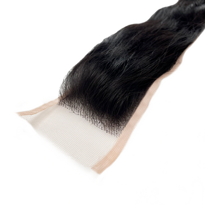 2×6 HD Swiss Closure – Raw SEA Wavy – Natural Color
