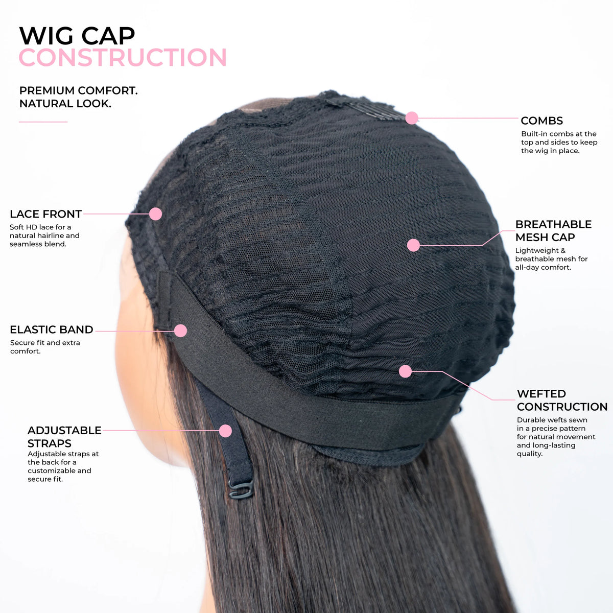 Straight HD Closure Wig