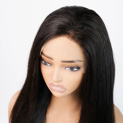 Straight HD Closure Wig