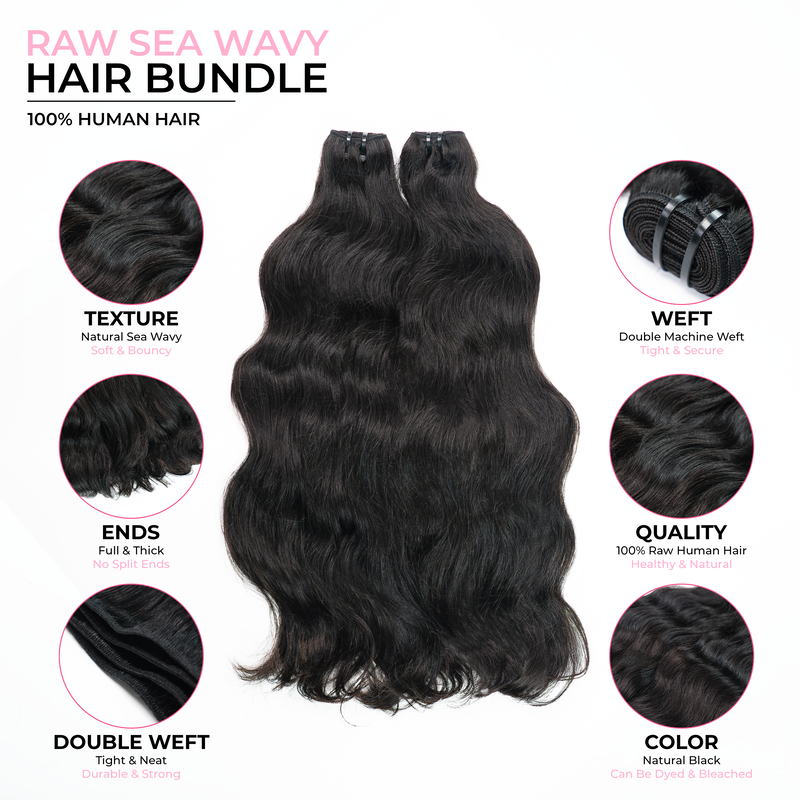 Raw Sea Wavy Bundles