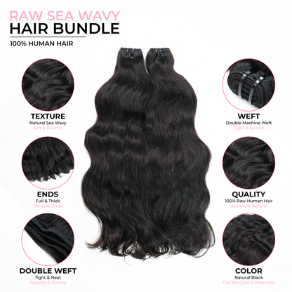 Raw Sea Wavy Bundles