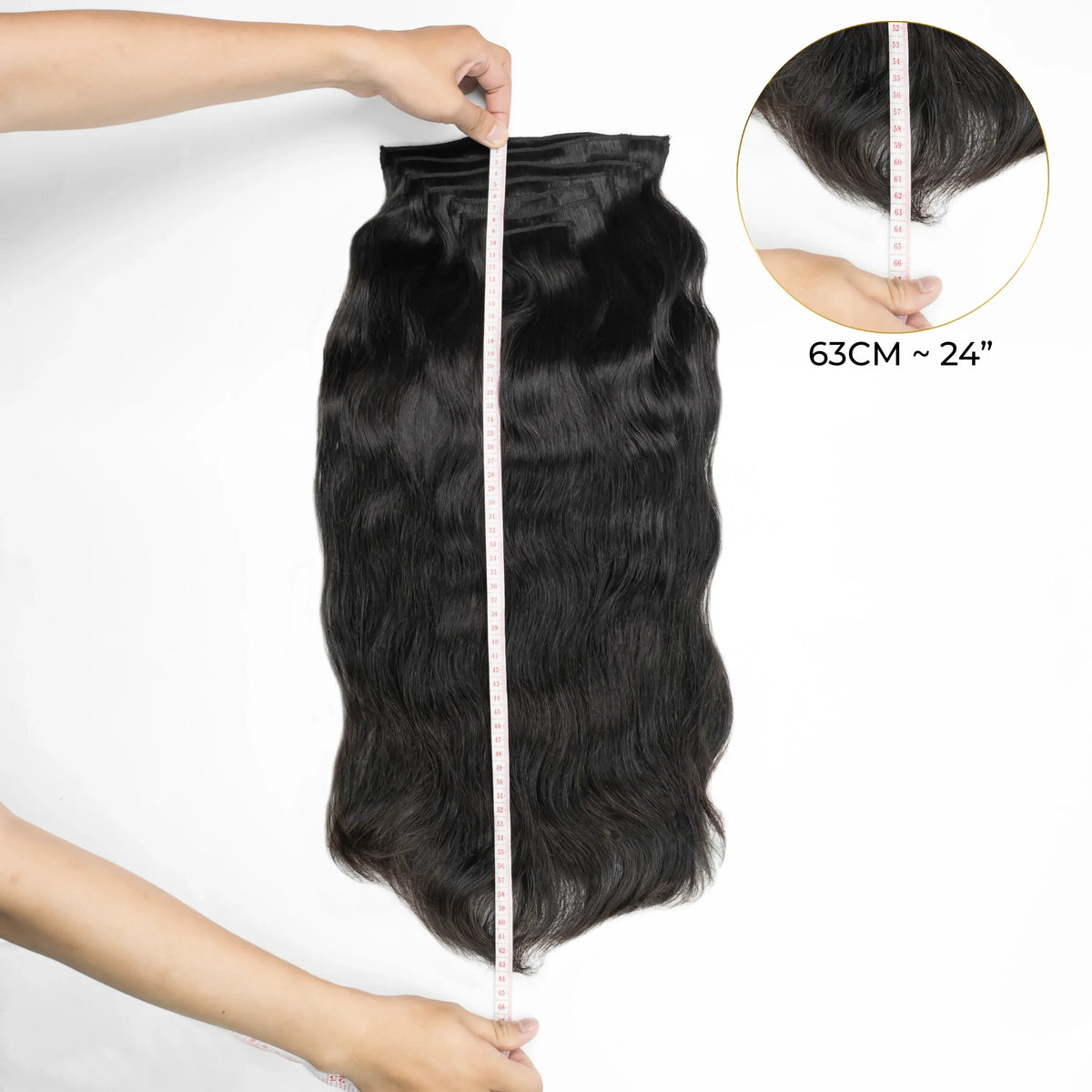 Raw Sea Wavy Clip-Ins