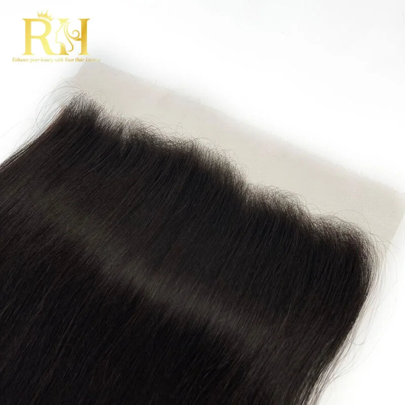 13×6 HD SWISS FRONTAL– Raw SEA Straight Natural color