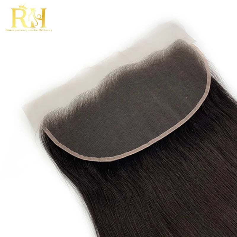 13×6 HD SWISS FRONTAL– Raw SEA Straight Natural color