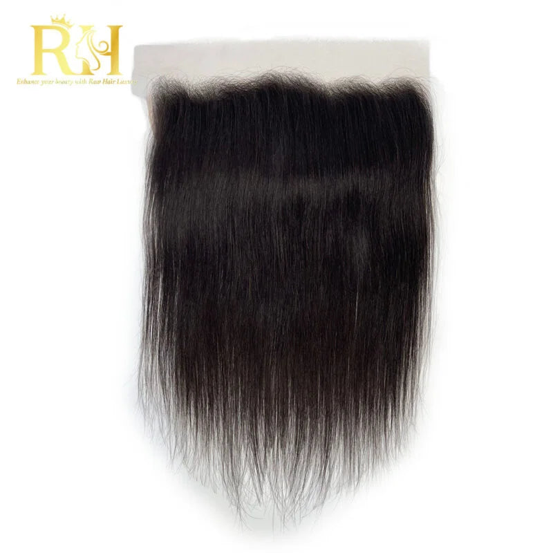 13×6 HD SWISS FRONTAL– Raw SEA Straight Natural color