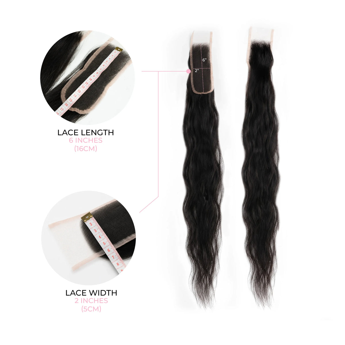 2X6 Wavy HD Swiss Closure