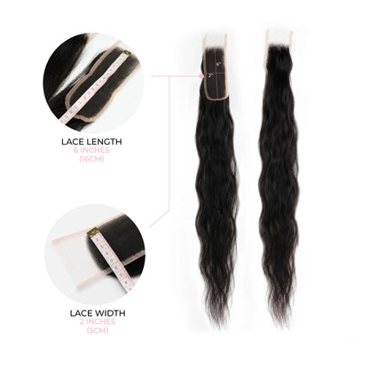 2X6 Wavy HD Swiss Closure
