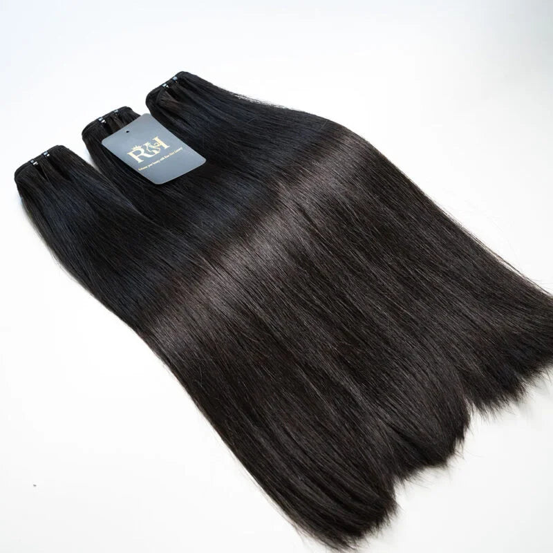 RAW SEA STRAIGHT BUNDLE – DYED BLACK