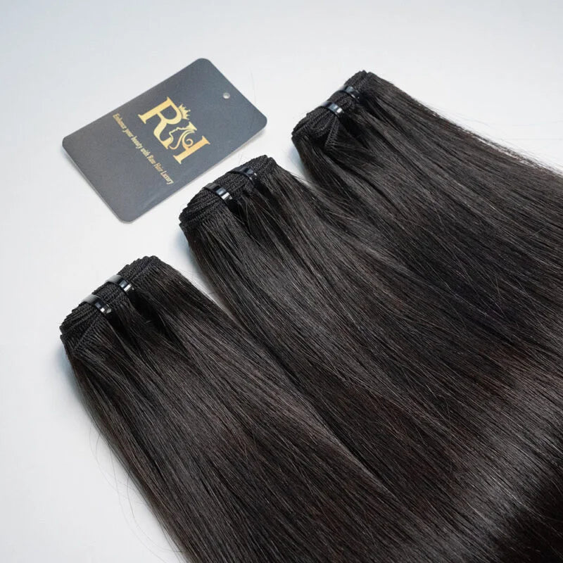 RAW SEA STRAIGHT BUNDLE – DYED BLACK