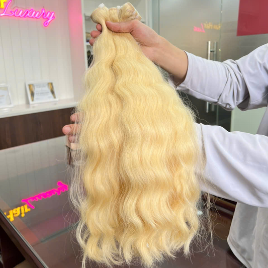 613 Color Bundles™ Luxe Blonde Raw Asian Hair Bundles